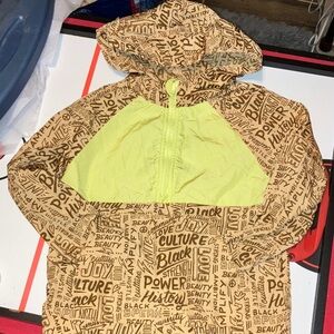 BLACK HISTORY MONTH TARGET LIMITED EDITION KIDS HOODED RAINCOAT 1/4 ZIP